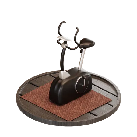 Gym Bicycle  3D Illustration