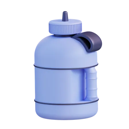 3 D Illustration Of Gym Drink Bottle 3D Icon