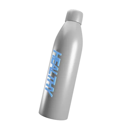 3 D GYM BOTTLE WITH HIGH QUALITY RENDER AND TRANSPARENT BACKGROUND 3D Icon