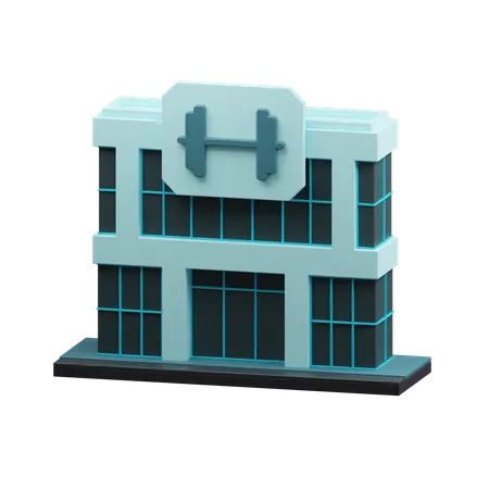 Gym Building Download This Item Now 3D Icon