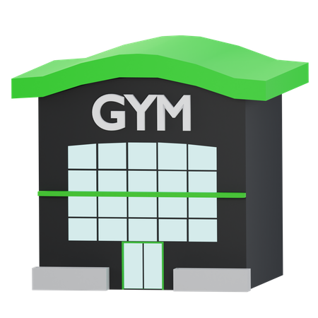 Gym Building  3D Icon