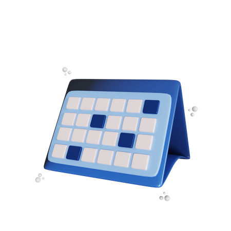 Gym Calendar  3D Icon
