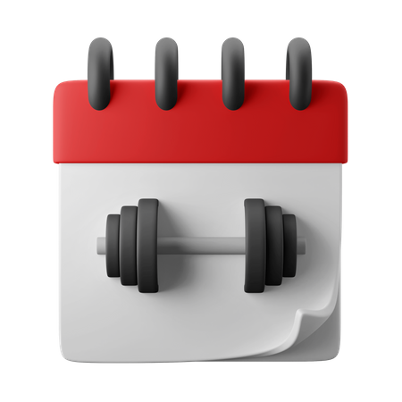Gym Calendar  3D Icon