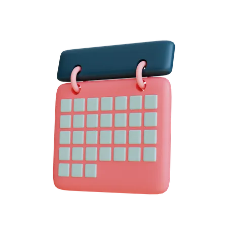 3 D Calender Illustration Object Rendered Can Be Used In Web Andmay More High Resolution 3D Illustration