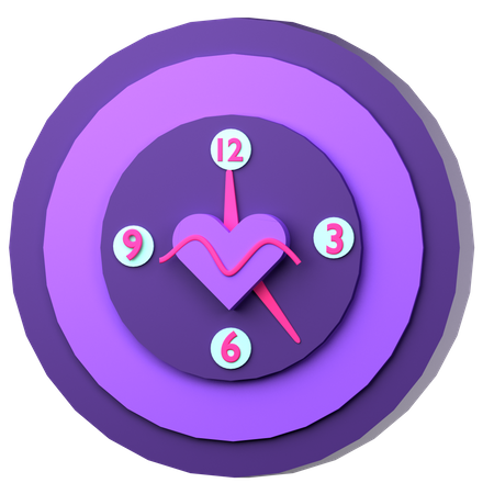 Gym Clock  3D Icon