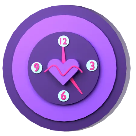 Gym Clock  3D Icon