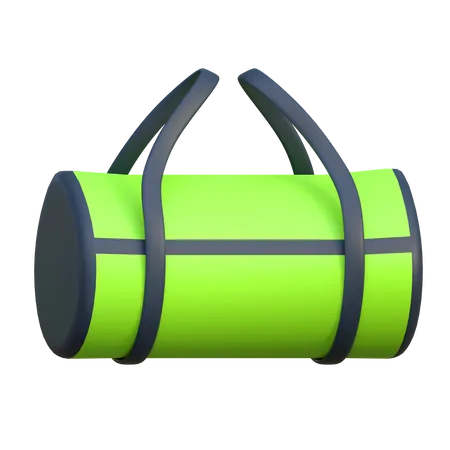 Gym Duffel Bag Icon Sport Equipment 3 D Illustration 3D Icon