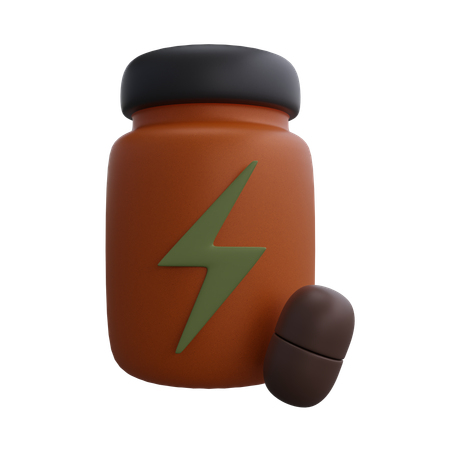 Gym Energy Drink  3D Icon