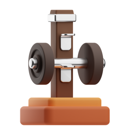 Gym Equipment  3D Icon