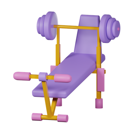 Gym Equipment  3D Icon