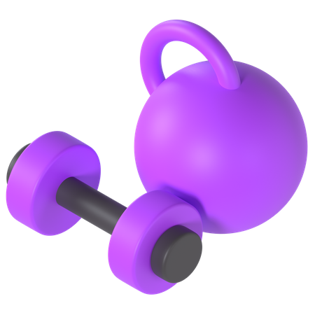 Gym Equipment  3D Icon