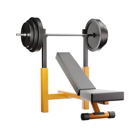 Gym equipment  3D Illustration