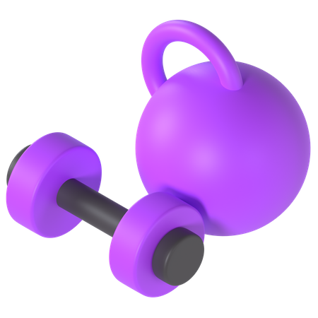 Gym Equipment  3D Illustration