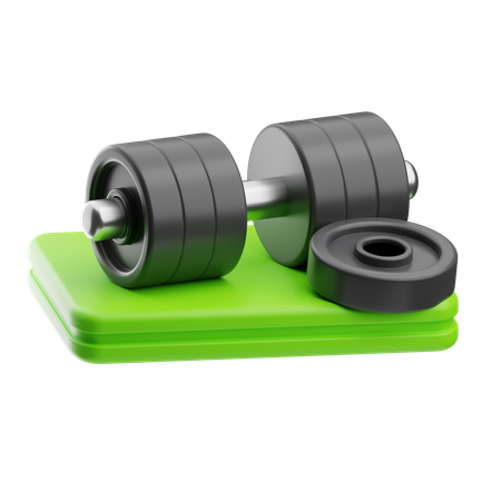 Gym Equipment Gym Weight  3D Icon