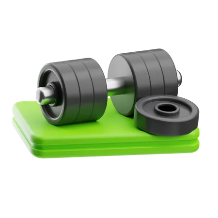Gym Equipment Gym Weight  3D Icon
