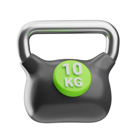 Gym Equipment Kettlebell  3D Icon