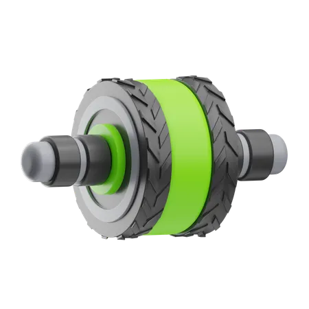 Gym Equipment Roller  3D Icon