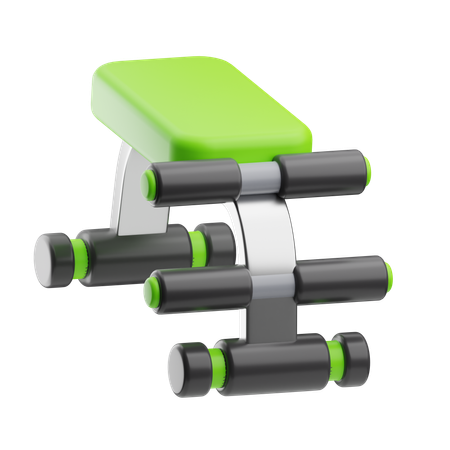 Gym Equipment Sit Up  3D Icon