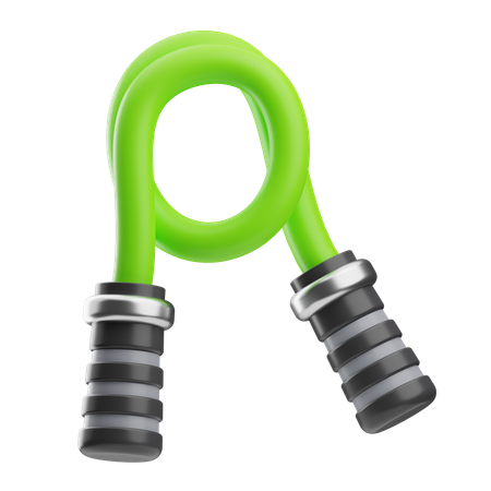 Gym Equipment Skipping Rope  3D Icon