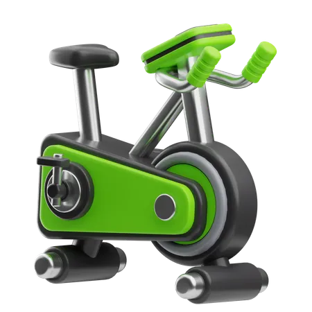 Gym Equipment Stationary Bike  3D Icon