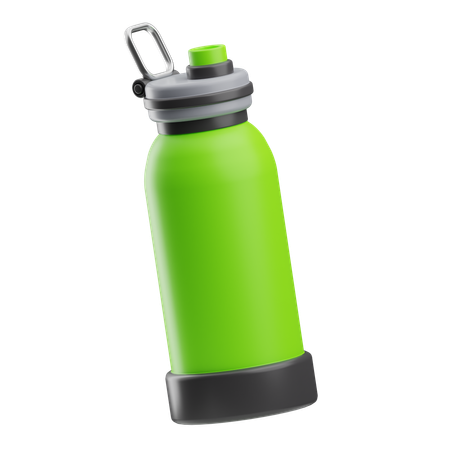 Gym Equipment Water Bottle  3D Icon
