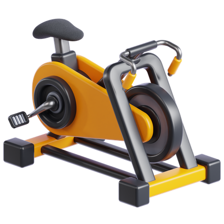 Gym Exercise Cycle  3D Icon