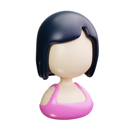 Femme de gym  3D Icon