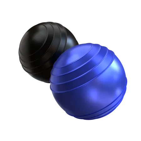 Gym fitness ball  3D Illustration