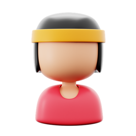 Gym Girl  3D Icon