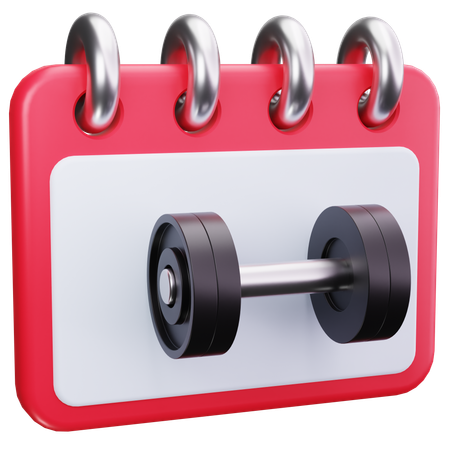 Horaire de gym  3D Icon