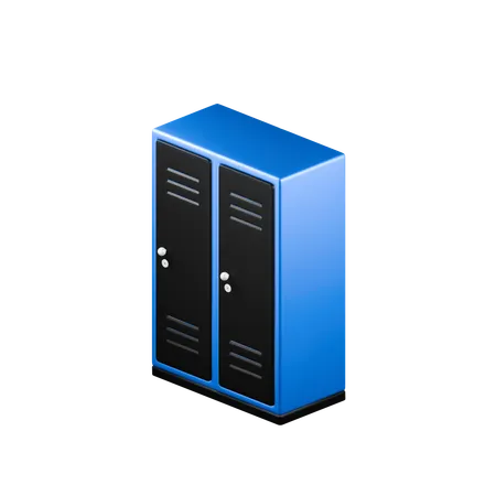 ジムのロッカー  3D Icon