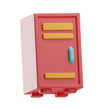 Gym Locker  3D Icon