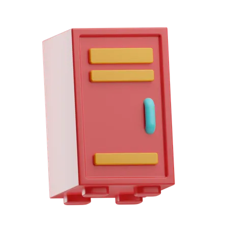 Gym Locker  3D Icon