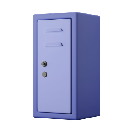 Gym Locker  3D Icon