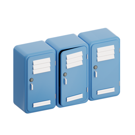 Gym Locker  3D Icon