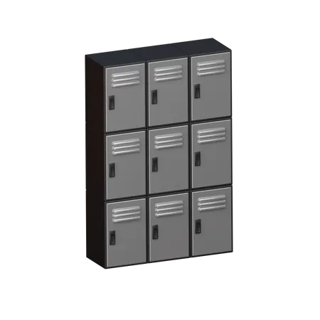 Gym Locker  3D Icon