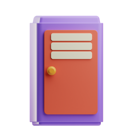 Gym Locker  3D Icon