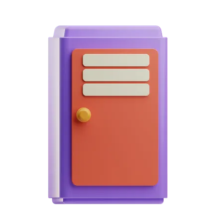 Gym Locker  3D Icon