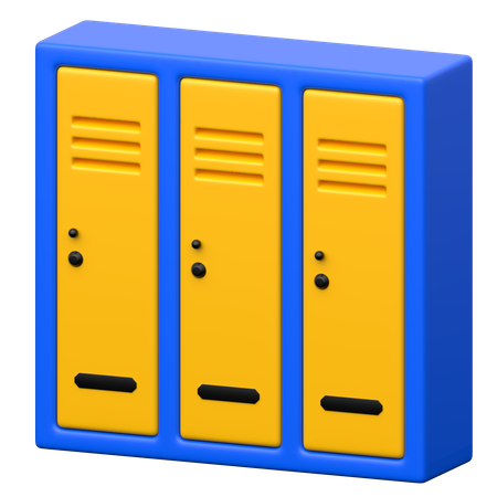 Gym Locker  3D Icon