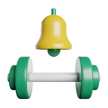 Gym Notification  3D Icon