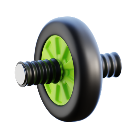 Gym roller  3D Icon