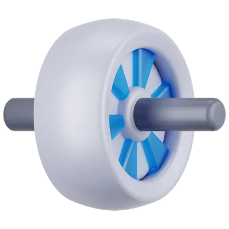 Gym Roller  3D Icon