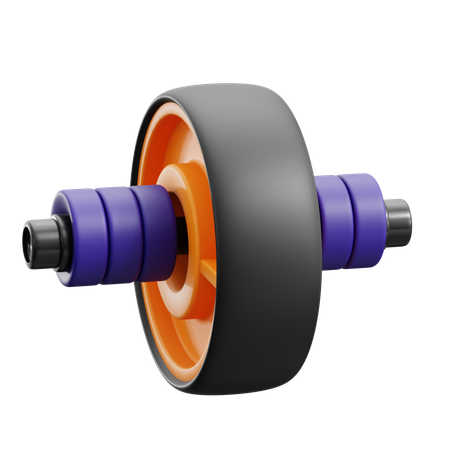 Gym Roller  3D Icon