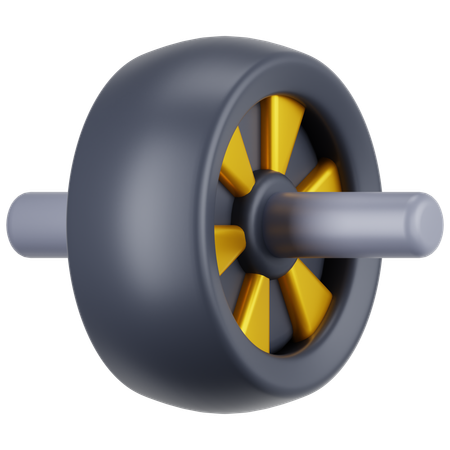 Gym Roller  3D Icon