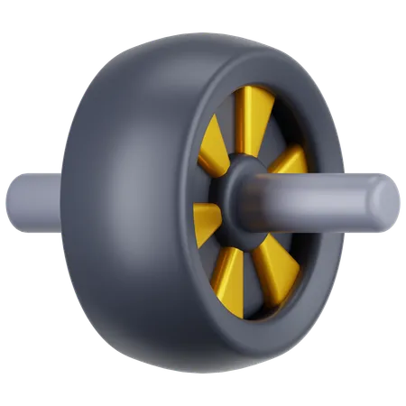 Gym Roller  3D Icon