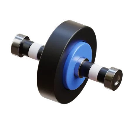 Gym roller  3D Icon