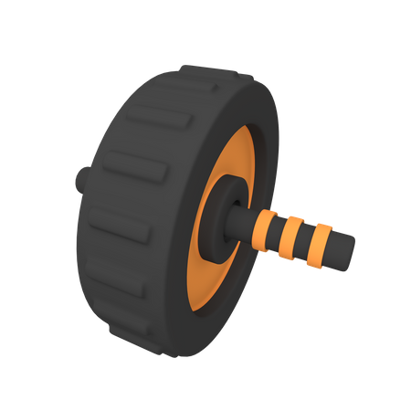 Gym roller  3D Icon