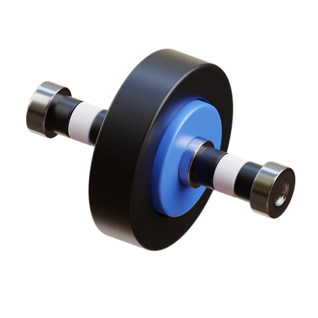 Gym roller  3D Icon