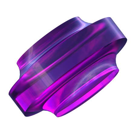 Gym Roller Shape  3D Icon