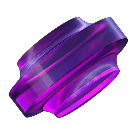 Gym Roller Shape  3D Icon